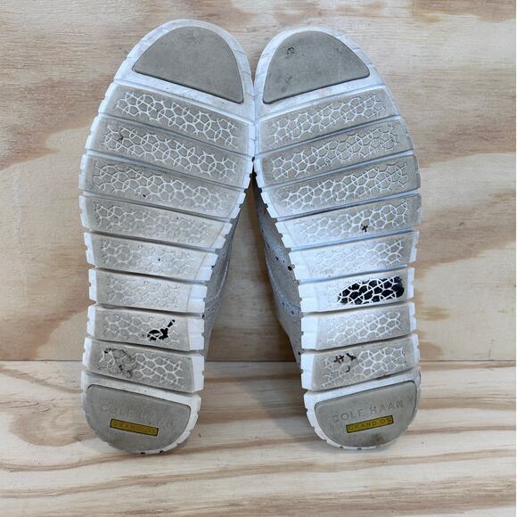 Cole Haan - ZeroGrand Wingtip - Oxford Sneakers- Silver - Women's - 8.5B -W10445 - Picture 8 of 9